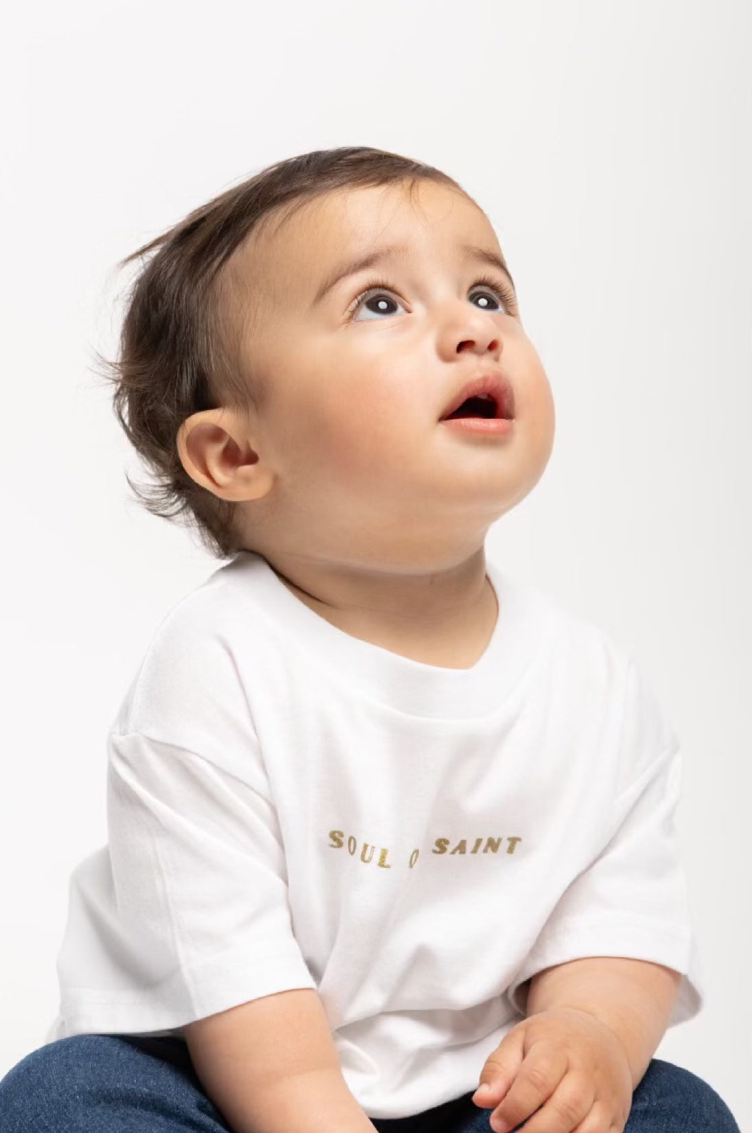 White and Gold Baby T-Shirt