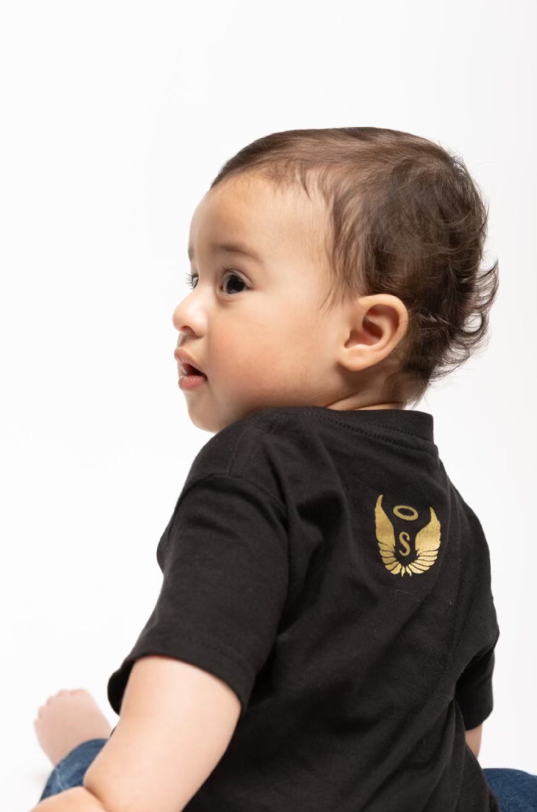 Black and Gold Baby T-Shirts