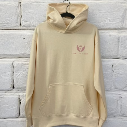 French Terry Beige Hoodie